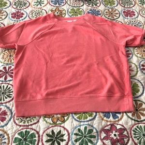 👚 GAP French Terry sweatshirt. Size Small. Coral.